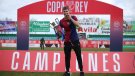 Héctor Rangel s'ha perdut per lesió la final de la Copa del Rei, en què el Barça ha guanyat al Saragossa per 5-0