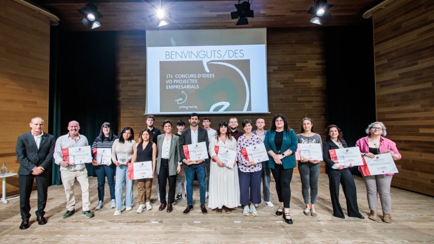 Guanyadors i finalistes de les diferents categories dels premis El Prat Emprèn Marta Mayordomo