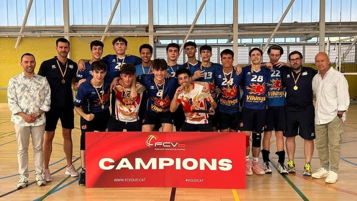 Els Vikings es van imposar a la final davant el CV Barberà del Vallès per 2-3