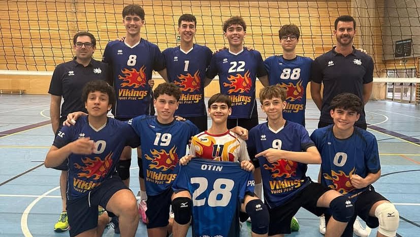 El Cadet Masculí de Vikings campió de la Lliga de 1a Divisió Catalana