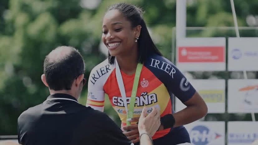Luisa González en un dels podis del passat Campionat d'Europa