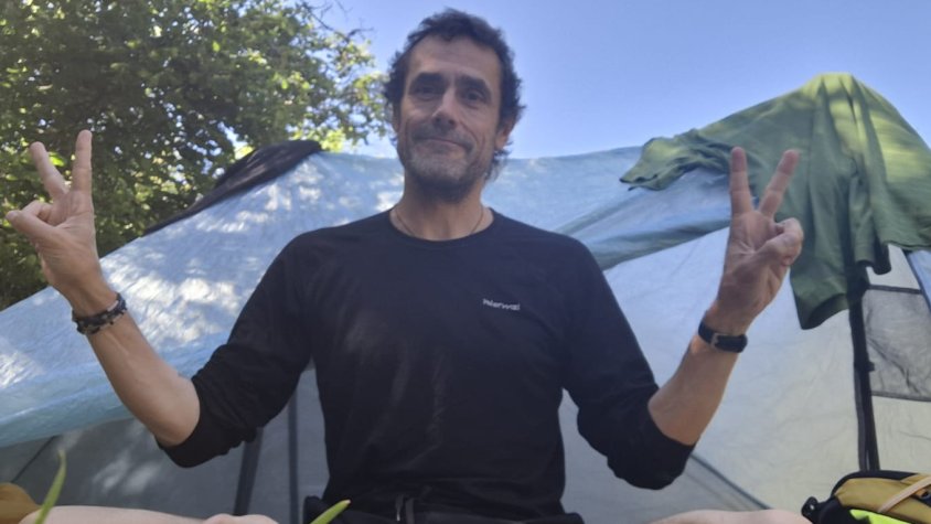 Xavier Company és un gran aficionat a les rutes muntanyenques a peu