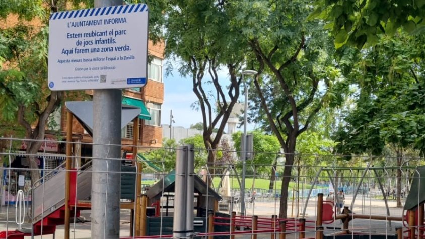 Les obres per traslladar el parc van començar al vespre del 15 de setembre