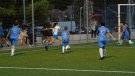 El derbi infantil mixt va tenir color blanc