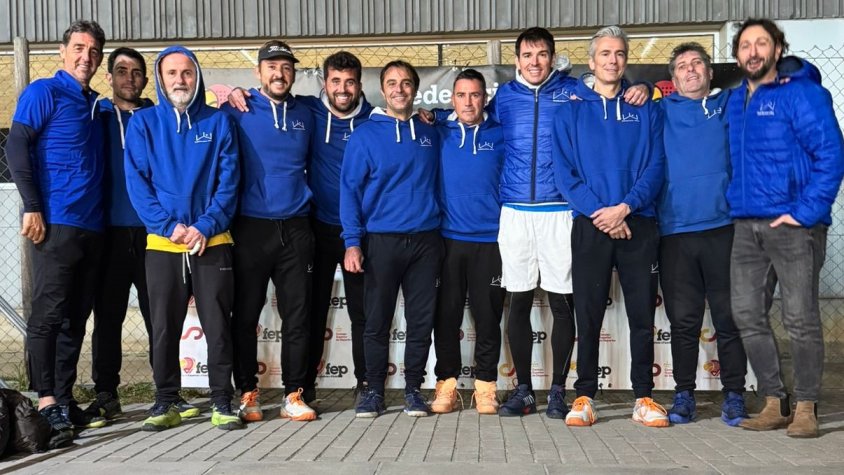 L'equip pratenc sub campió d'Espanya de Veterans +40