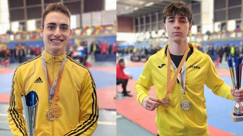 Pau Dorca i Daniel López, campions de Catalunya