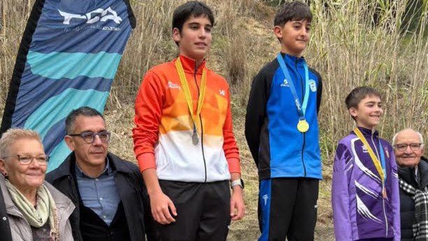 Arnau Miralles al més alt del podi a Canet de Mar