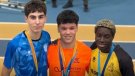 Alejandro Colomino es penja la plata al Campionat de Catalunya sub-18 de llargada