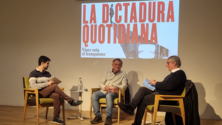 El Cèntric va acollir aquesta taula rodona sobre la militància política antifranquista