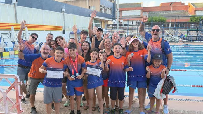 Representació del CN Prat que va participar al Campionat de Catalunya a Reus