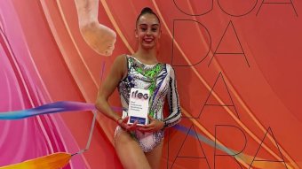 Gisela Berzosa, subcampiona d’Espanya de Gimnàstica Rítmica per Autonomies